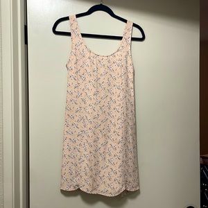 American Eagle Peach Floral Mini Dress, Size: S